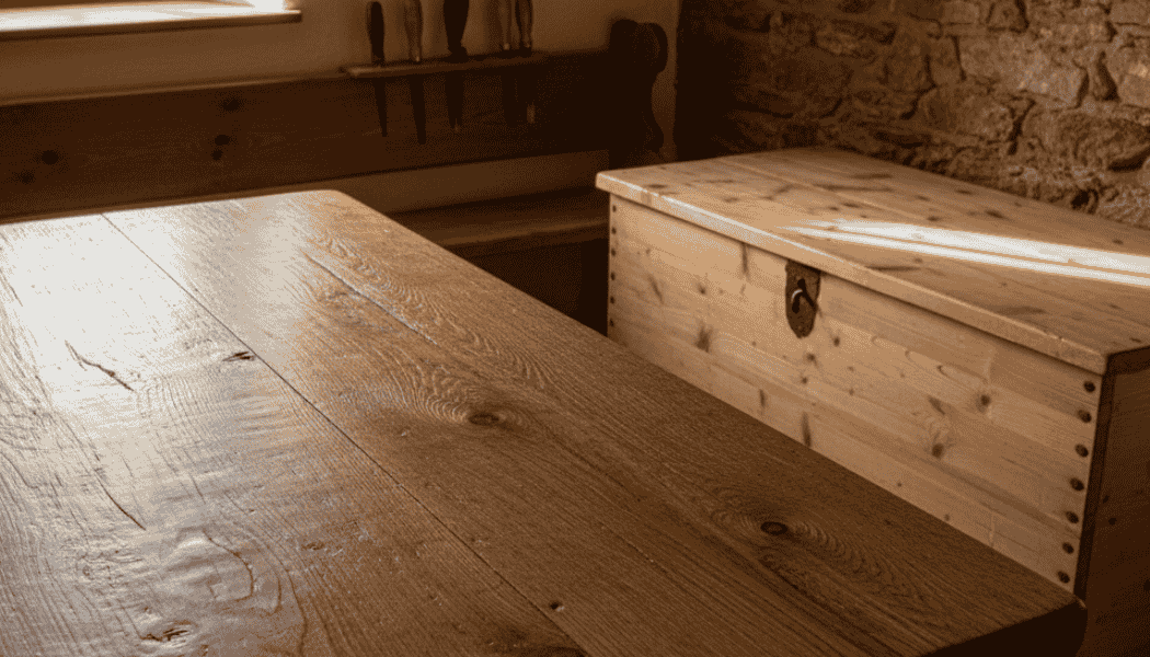 Mobili classici di arredamento montano