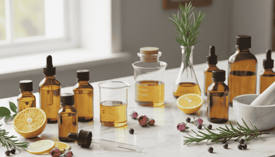 laboratorio di aromaterapia casalingo