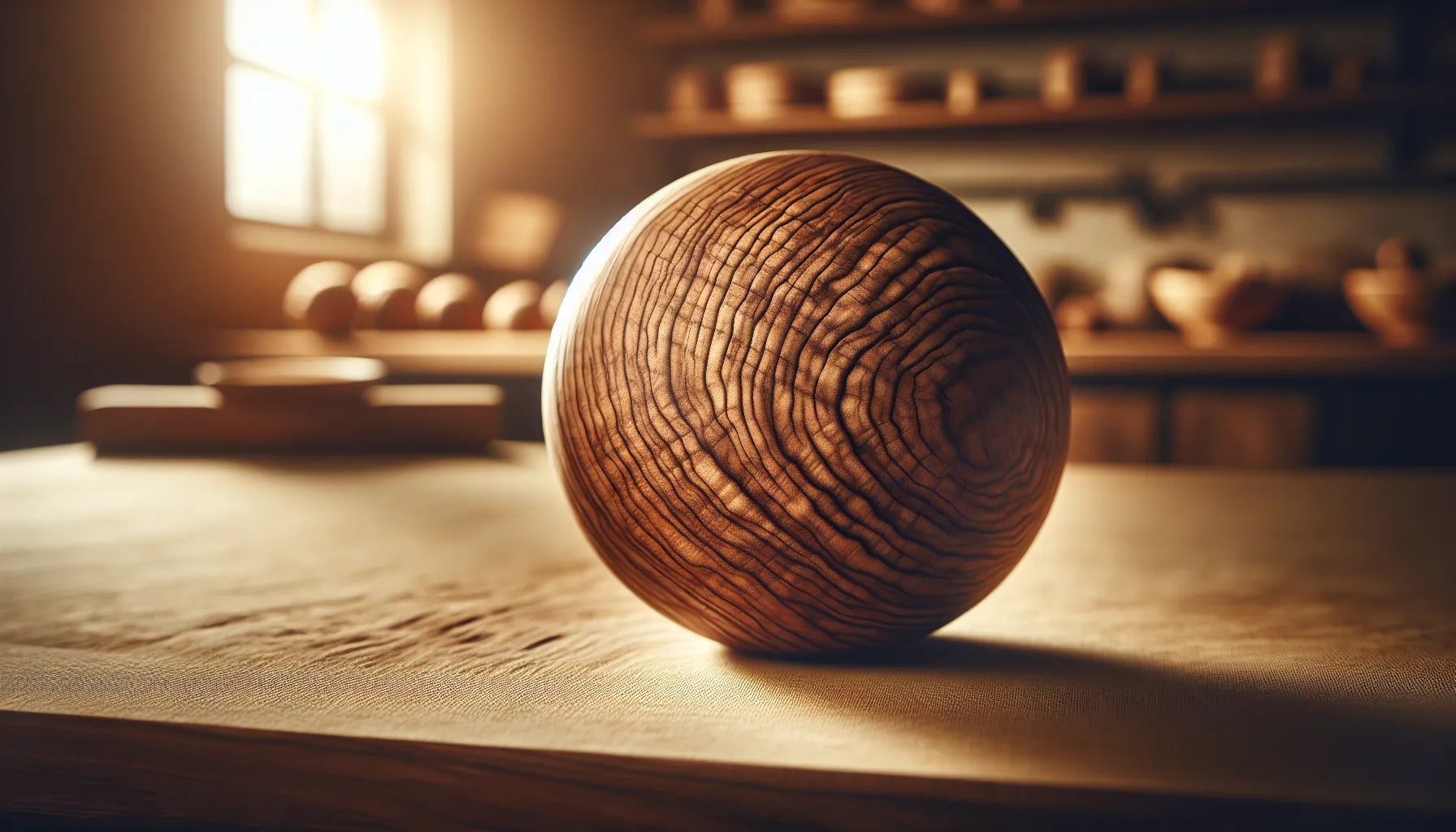 Scena di legno di noce con texture e venature, rappresentativa della sua igroscopicità e durabilità