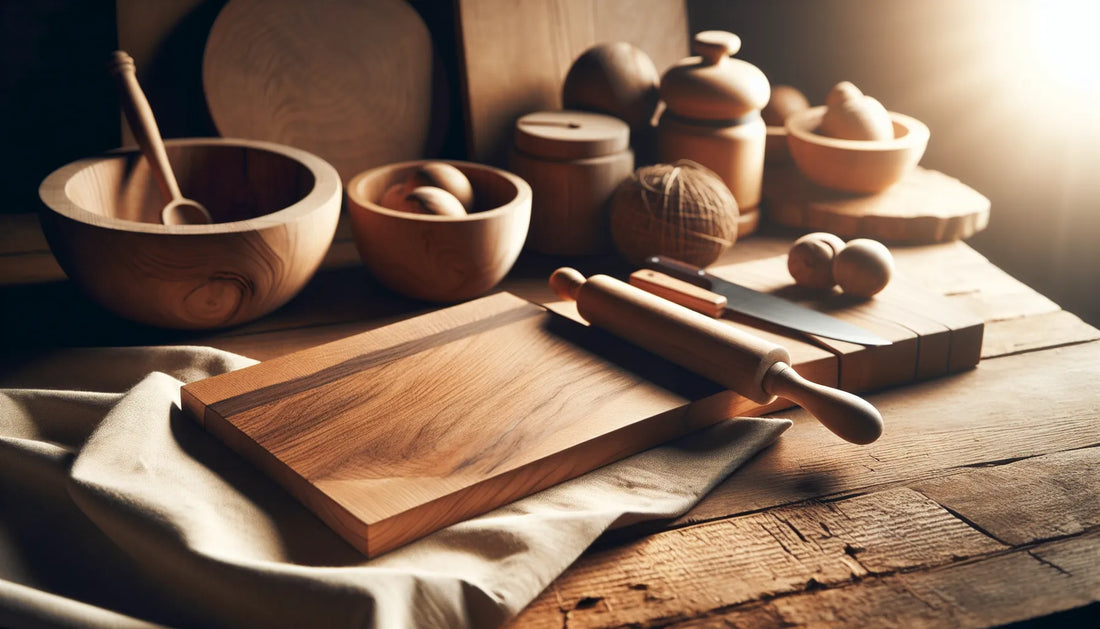 immagine evocativa di superfici in legno naturale con texture e venature