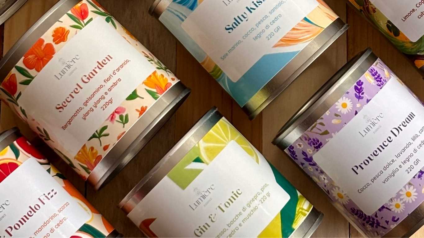 Candele per Meditazione e Relax – Fragranze Calmanti e Naturali Lumière Essence in cera di cocco naturale