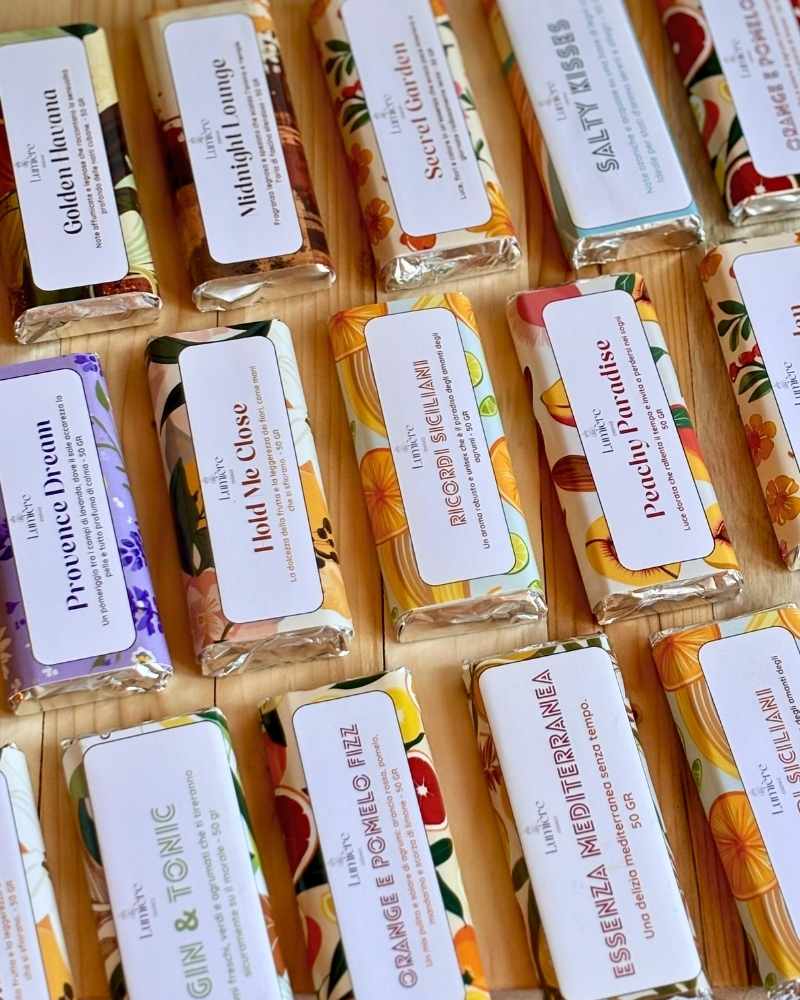 Barrette profumate Lumière Essence perfette per diffondere fragranze intense e avvolgenti in ogni angolo della tua casa.