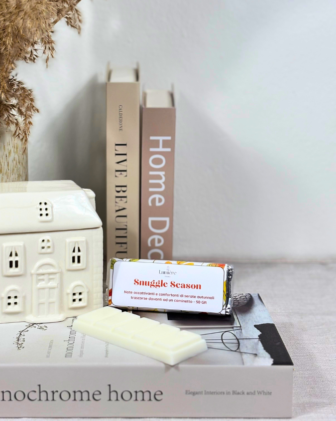 Barretta profumata Snuggle Season - Barretta in cera di cocco naturale per la profumazione della casa