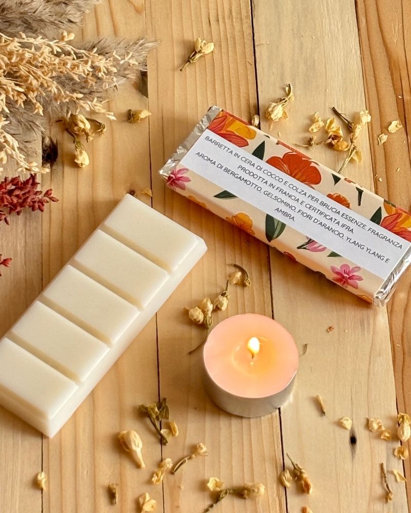 Barretta in cera di cocco Secret Garden Lumière Essence profumano ambiente cassetti e camere da letto