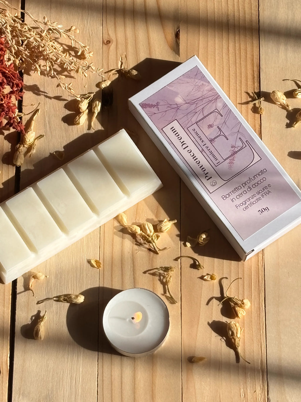 Barretta profumata Provence Dream, aromi naturali, confezione elegante, tipica della Provenza.