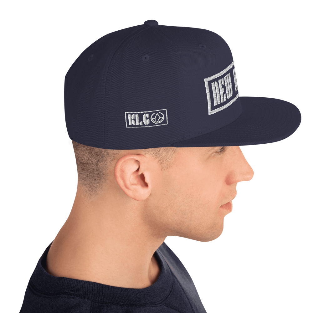 NEW HEROES navy cap with flat visor