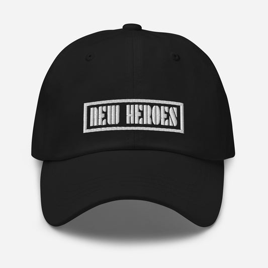 Cappellino sportivo nero NEW HEROES