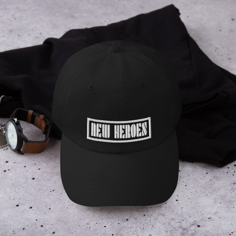 Cappellino sportivo nero NEW HEROES