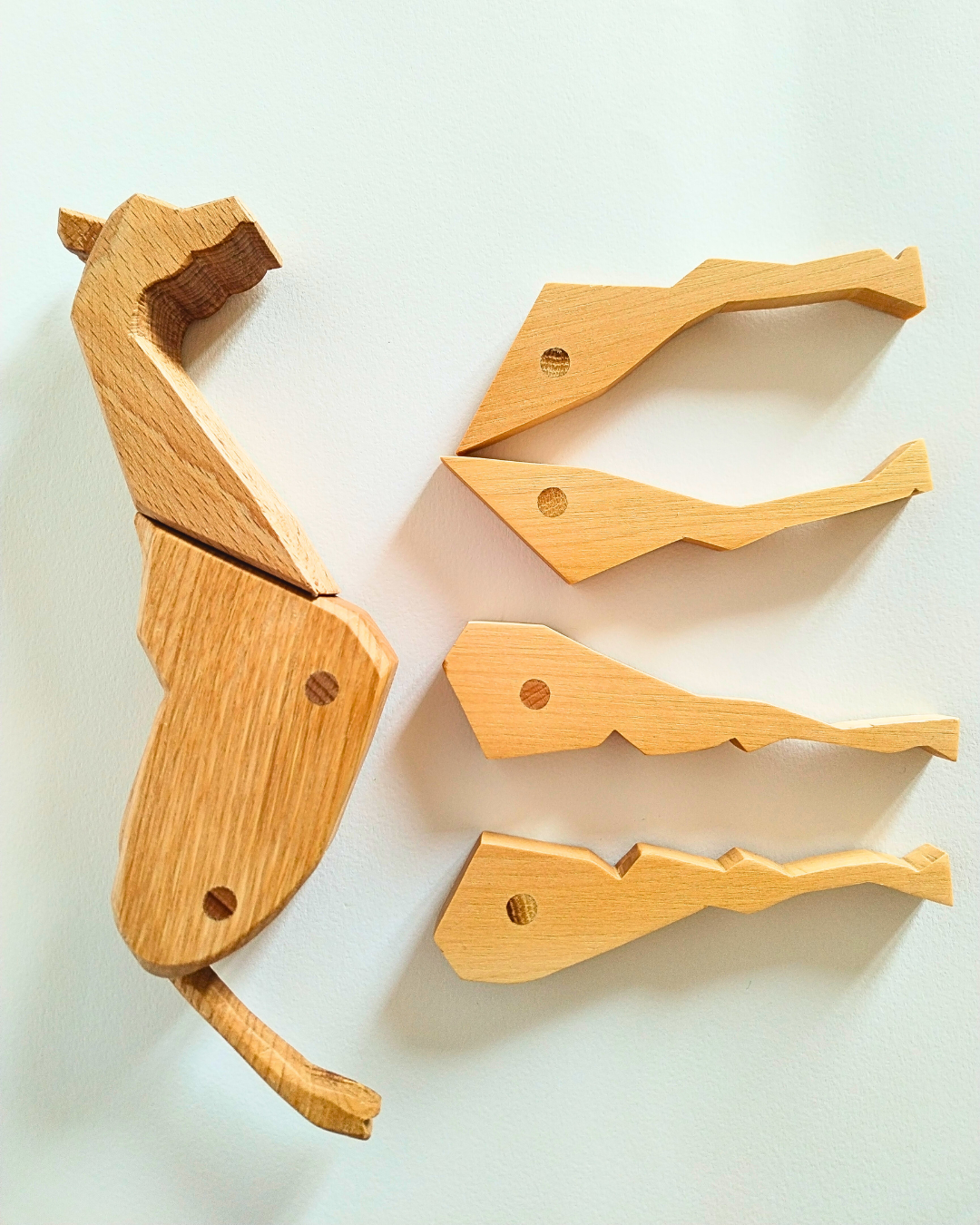 Giraffa Magnetica: Un Safari di Equilibrio e Divertimento in Legno, da Costruire e Amare