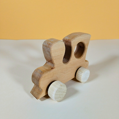 Locomotiva in Legno Fatta a Mano: Pronti, Partenza, Via! giocattolo in legno fatto a mano -  giocattoli Montessori - regali per bambini - regali di natale