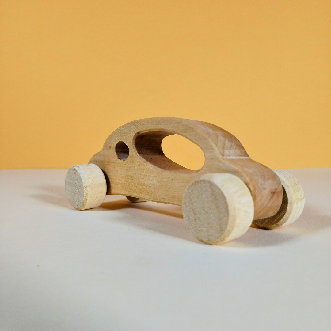 Mini Auto Sportiva in Legno: Vroom Vroom verso l'Avventura! giocattoli per bambini - wood toys - giocattoli montessori - giocattoli in legno - regalo per bambini - regali di natale