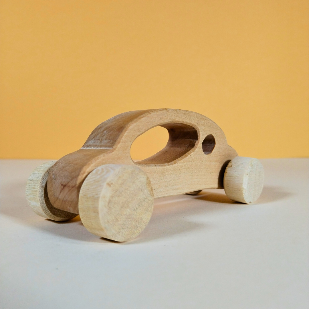 Mini Auto Sportiva in Legno: Vroom Vroom verso l'Avventura! giocattoli per bambini - wood toys - giocattoli montessori - giocattoli in legno - regalo per bambini - regali di natale