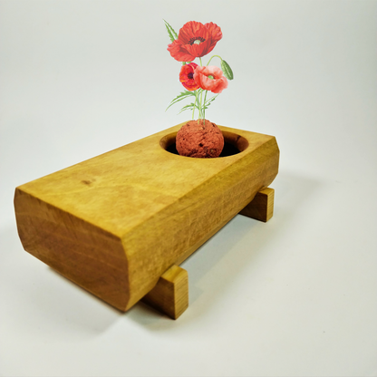 Prismi Botanici in Legno di Noce - Kusamono Toy Pot: un giocattolo che cresce con la tua fantasia!