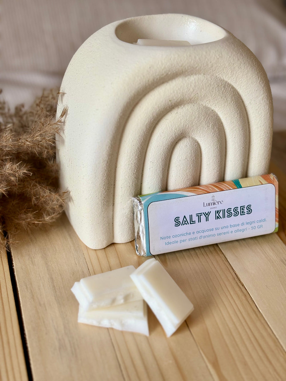 Salty Kisses - Barretta di cera profumata - Lumière Essence- profumazione per la casa fresca e rigenerante