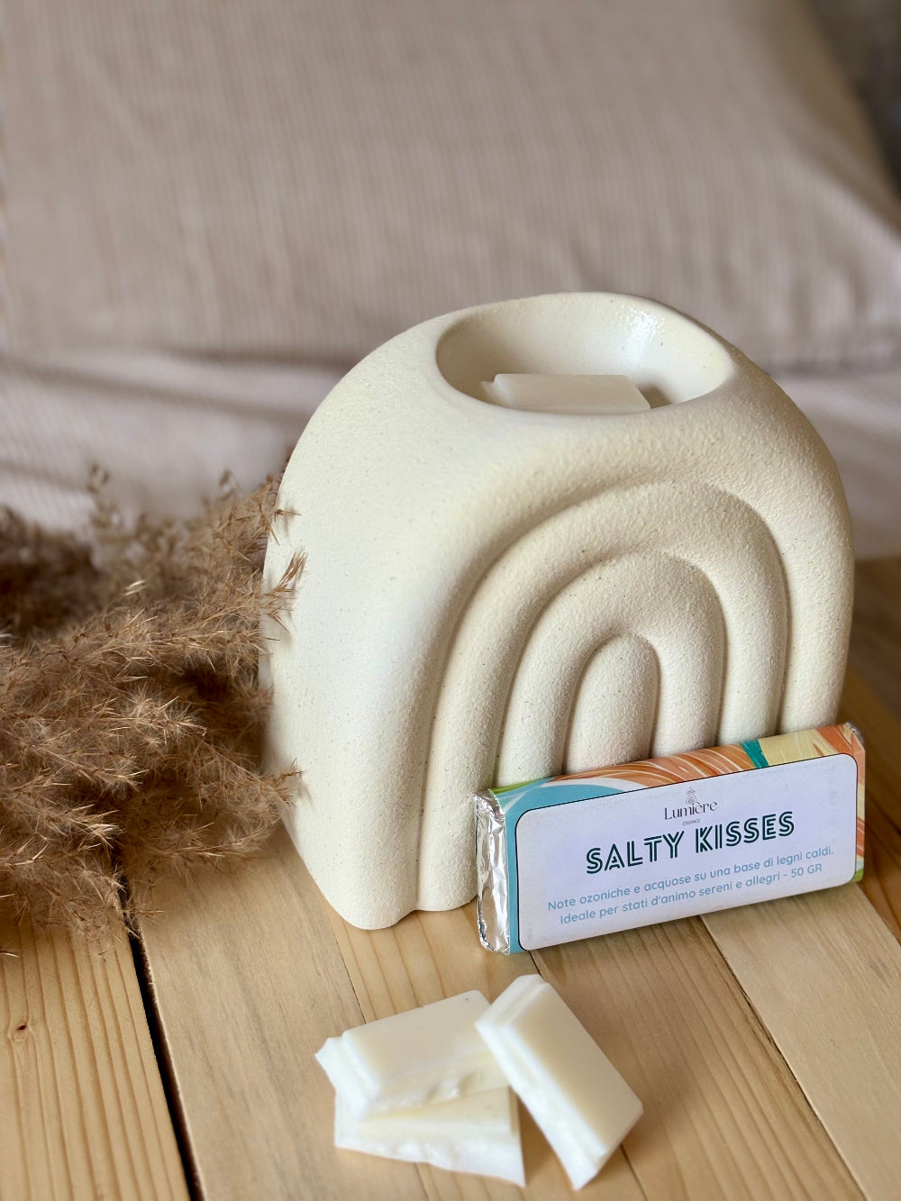 Salty Kisses - Barretta di cera profumata - Lumière Essence- profumazione per la casa fresca e rigenerante