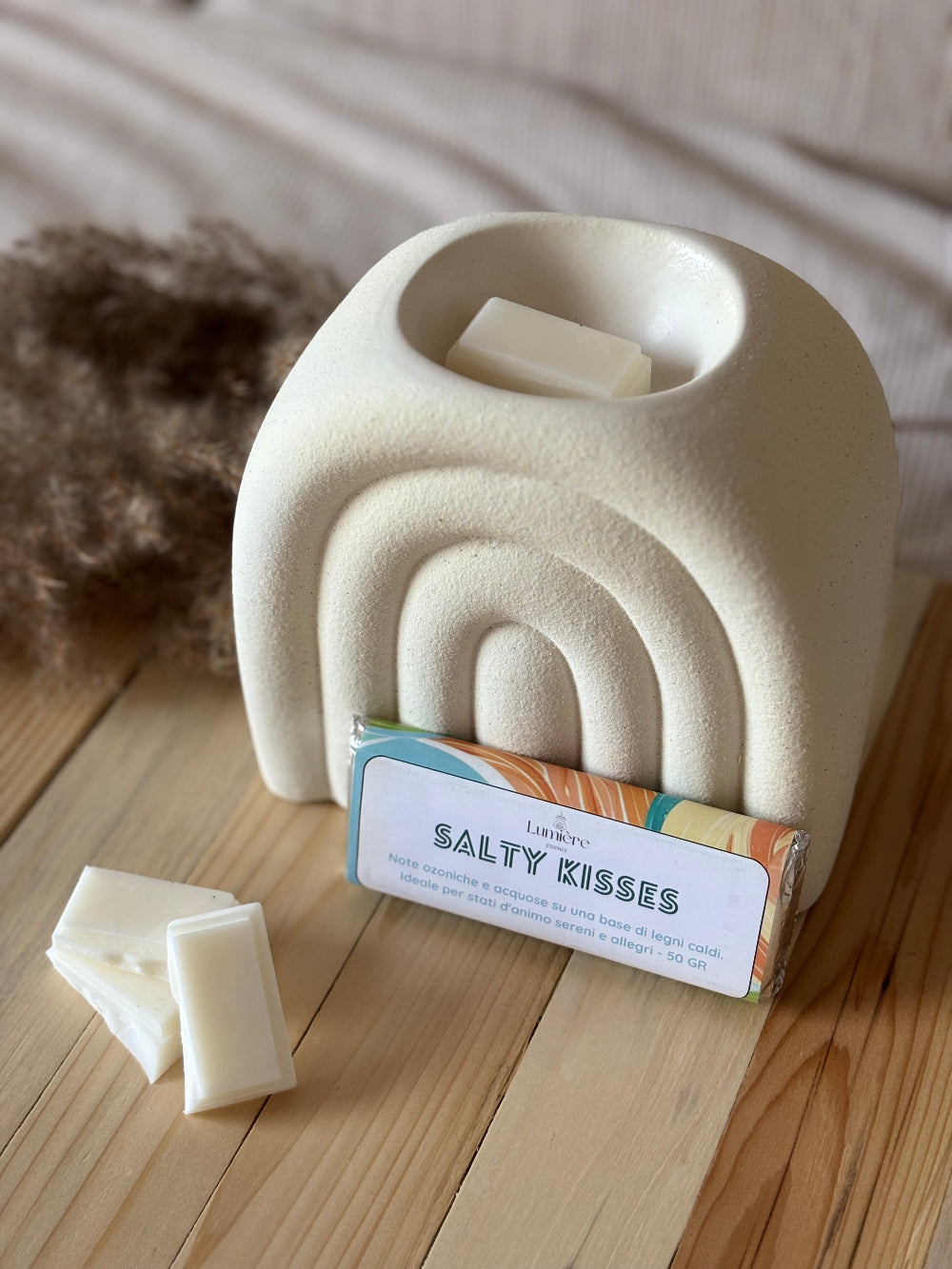 Salty Kisses - Barretta di cera profumata - Lumière Essence- profumazione per la casa fresca e rigenerante