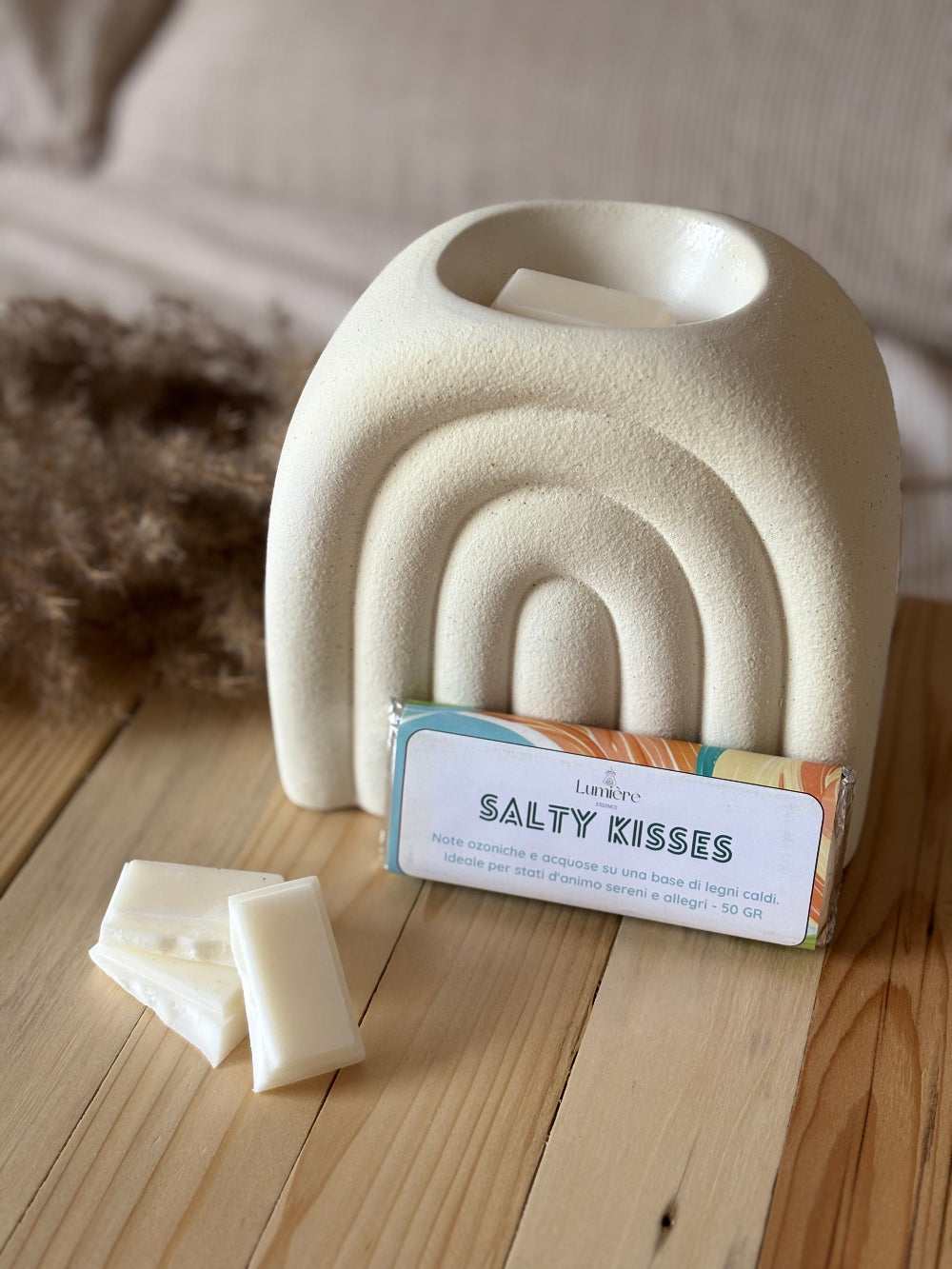 Salty Kisses - Barretta di cera profumata - Lumière Essence- profumazione per la casa fresca e rigenerante