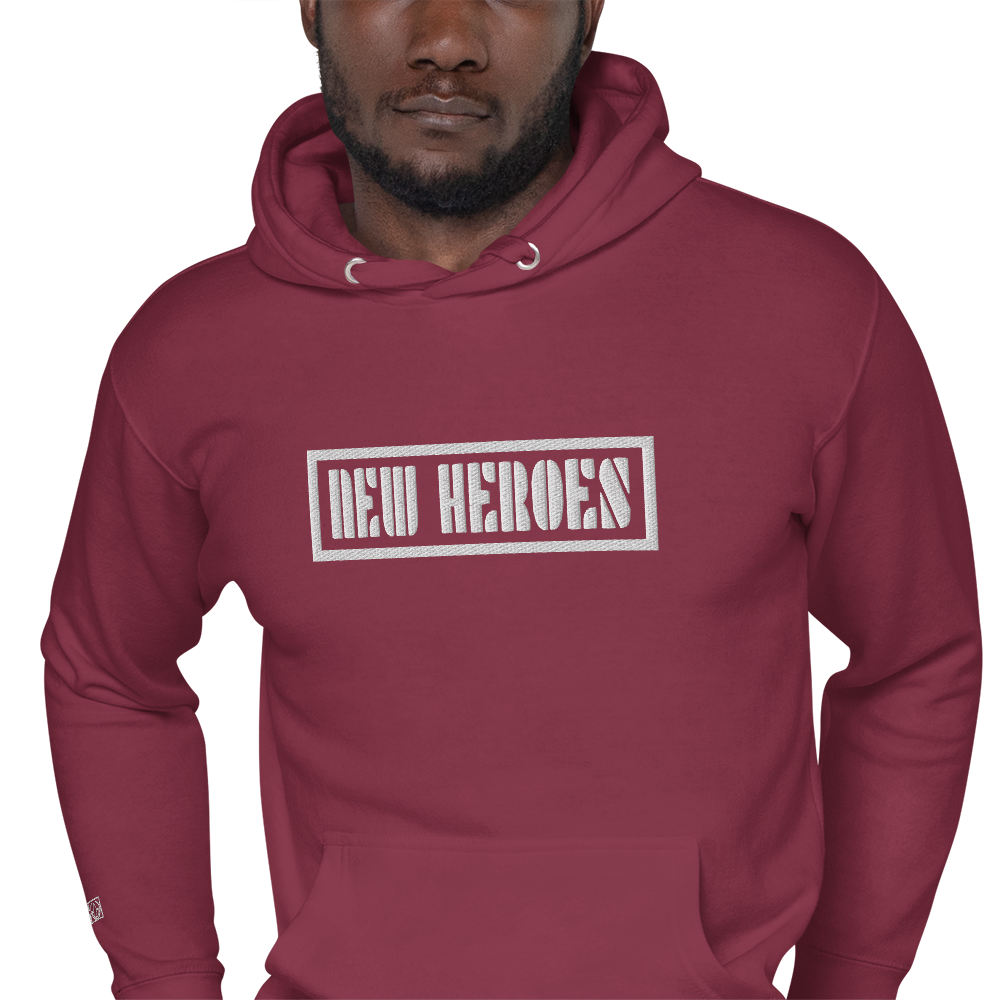 NEW HEROES Bordeaux winter hoodie